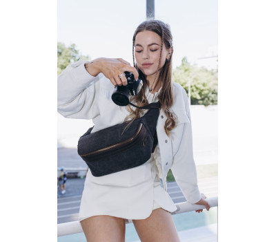 Сумка бананка для фотоапарата шкіра та канвас TARWA RCg-1313-4lx