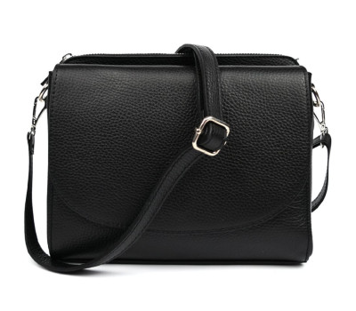 Жіноча шкіряна сумка Firenze (Італія) fz118505 чорна
