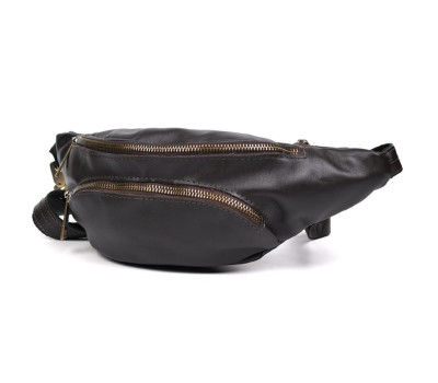 Сумка з натуральної шкіри з кишенею TARWA GC-30351-3md