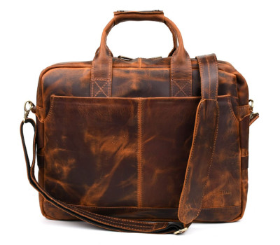 Чоловіча сумка для ноутбука 17" із натуральної шкіри RY-1019-3md від TARWA