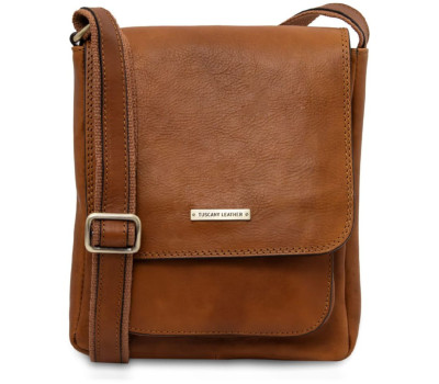 Сумка через плече шкіряна чоловіча JIMMY, Tuscany TL141407