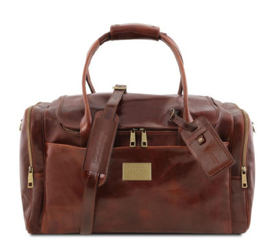 TL Voyager Дорожня шкіряна сумка з бічними кишенями TL142141 Tuscany