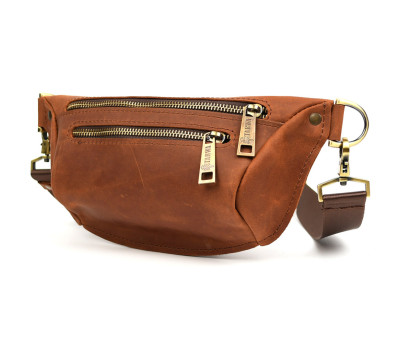 Сумка бананка в розмірі S TARWA RB-3104-2lx коньячна