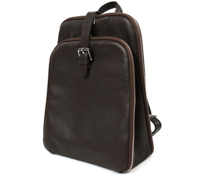 Шкіряний італійський рюкзак Firenze HB03334C кавовий