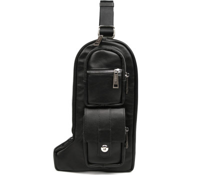 Шкіряний рюкзак слінг рюкзак на одну шлейку GA-0062-3md TARWA