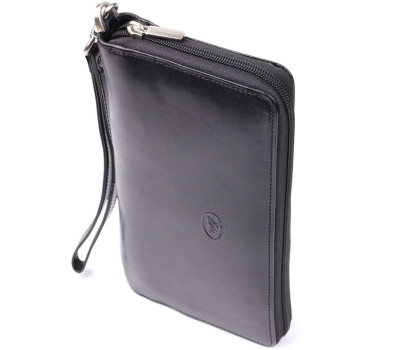 Чоловічий клатч на одне відділення з гладкої натуральної шкіри Tony Perotti 20860_1 (9770 nero) Чорний