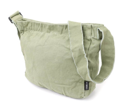 Сумка на плече з якісного текстилю Vintage sale_15131 Оливковий