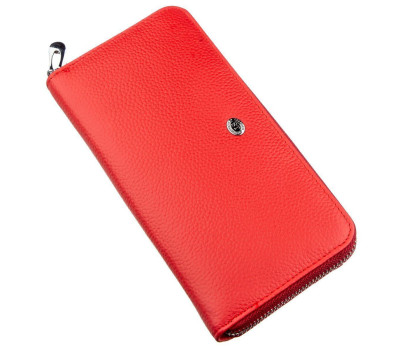 Граціозний жіночий клатч ST Leather 18862 Червоний