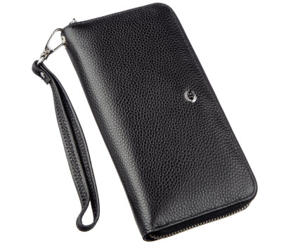 Витончений жіночий гаманець-клатч ST Leather 18852 Чорний
