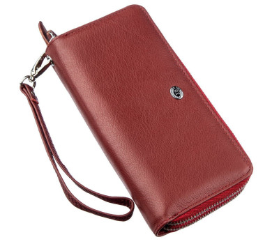 Багатофункціональний гаманець-клатч для жінок ST Leather 18868 Червоний