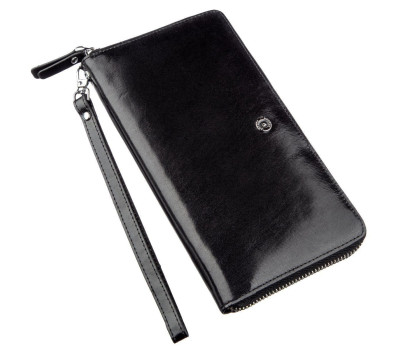 Містке чоловіче портмоне-клатч Boston 18806 Чорний