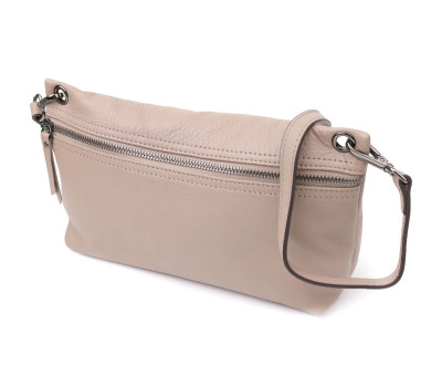 Сумка на плече з натуральної шкіри Vintage 23005 Сірий