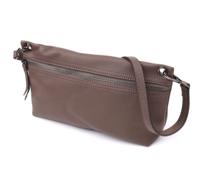 Сумка жіноча на плече з натуральної шкіри Vintage 23006 Коричневий