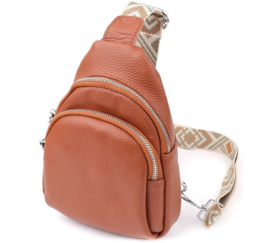 Жіноча шкіряна сумка Vintage 22938 Коричневий