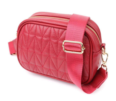 Жіноча сумка на кожен день із натуральної шкіри Vintage 22903 Червоний