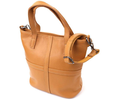 Жіноча сумка з натуральної шкіри Vintage 22994 Рудий