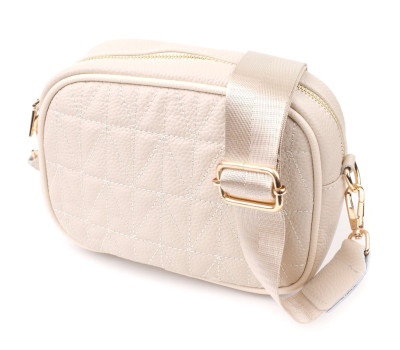 Жіноча сумка на кожен день з натуральної шкіри Vintage 22904 Білий