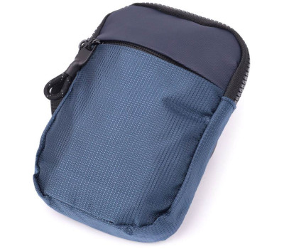 Чоловіча слінг сумка для подорожей з якісного текстилю Vintage 22870 Синій