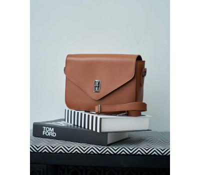 Стильна жіноча сумочка «Регіна» руда WeLassie