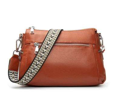 Сумка Шкіряна Жіноча Класична ALEX RAI 2048-9 camel