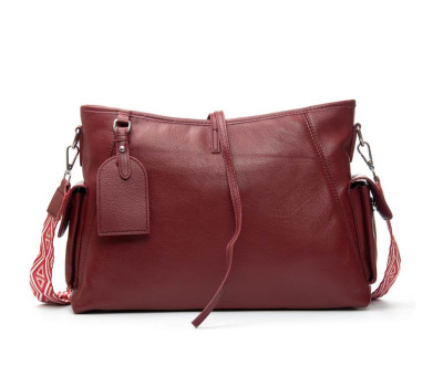 Сумка Шкіряна Жіноча Класична ALEX RAI 91008-9 bordo