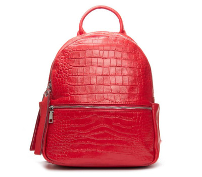 Сумка Шкіряна Жіноча Рюкзак ALEX RAI 95518-9 red