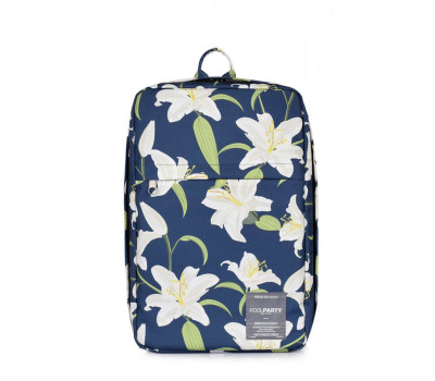 Рюкзак для ручної поклажі POOLPARTY Hub
hub-lily 40x25x20см Ryanair / Wizz Air / МАУ з ліліями (hub-lily)