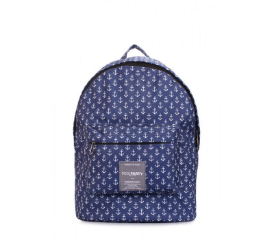 Міський рюкзак POOLPARTY з якорями (backpack-anchors)