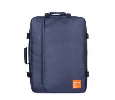 Рюкзак-сумка для ручної поклажі POOLPARTY Cabin 55x40x20см МАУ / SkyUp синій (cabin-darkblue)