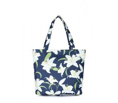 Жіноча текстильна сумка POOLPARTY Select з ліліями (select-lily)