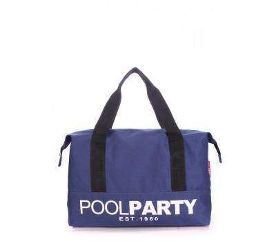 Бавовняна сумка POOLPARTY Universal синя (pool-12-darkblue)