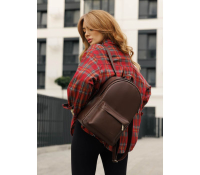 Жіночий рюкзак Sambag Brix Classic шоколадний