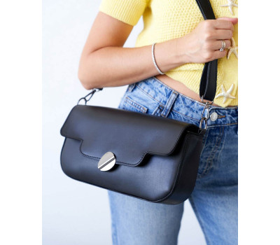 Стильна жіноча сумочка «Gigi» чорна WeLassie