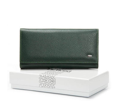 Гаманець Шкіряний Жіночий Classic DR. BOND W46-2 green