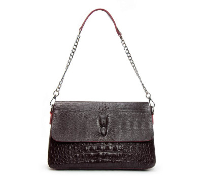 Сумка Шкіряна Жіноча Класична ALEX RAI 9346 bordo