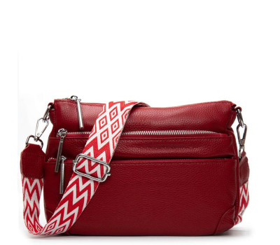 Сумка Шкіряна Жіноча Класична ALEX RAI 8269 wine red