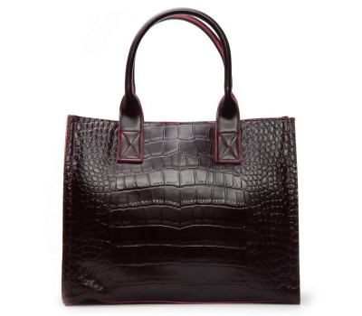 Сумка Шкіряна Жіноча Класична ALEX RAI 8804 bordo