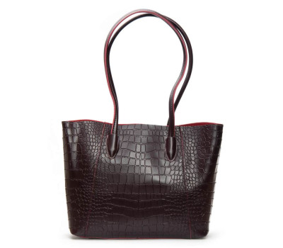 Сумка Шкіряна Жіноча Класична ALEX RAI 9349 bordo