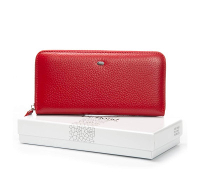 Гаманець Шкіряний Жіночий Classic DR. BOND W201 red