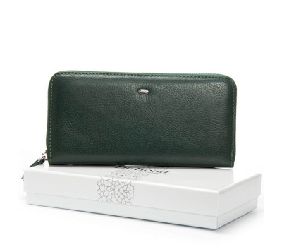 Гаманець Шкіряний Жіночий Classic DR. BOND W201 green