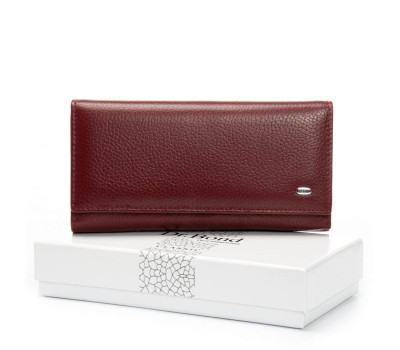 Гаманець Шкіряний Жіночий Classic DR. BOND W46 wine red