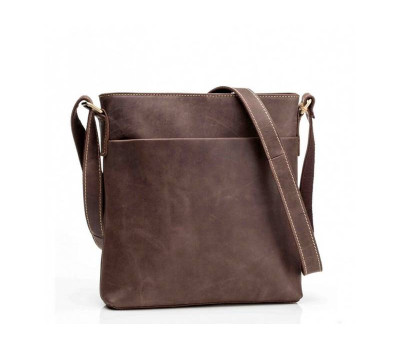 Сумка через плече чоловіча шкіряна crazy horse Tiding Bag G1166B