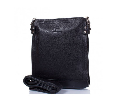 Чоловіча шкіряна сумка через плече 539-4 black