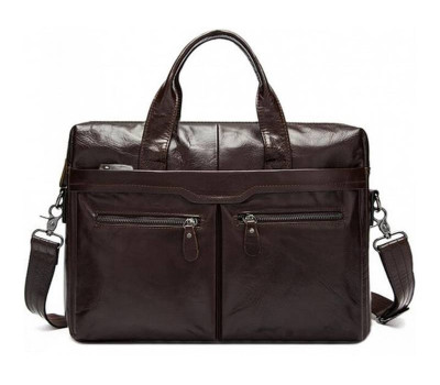 Коричнева чоловіча шкіряна сумка Bexhill Bx9005C