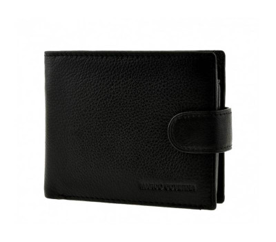 Чорне шкіряне чоловіче портмоне Horton Collection TR7942A