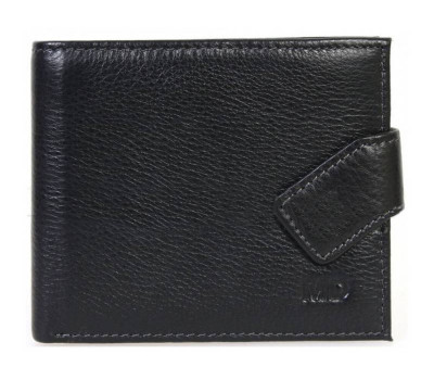 Чорне шкіряне чоловіче портмоне Horton Collection TR5M-388
