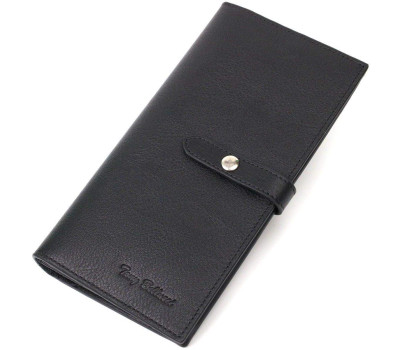 Жіночий тонкий гаманець з натуральної шкіри Tony Bellucci 22036 Чорний