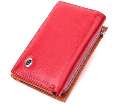 Стильний жіночий гаманець із якісної натуральної шкіри ST Leather 19460 Різнокольоровий