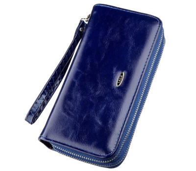 Гаманець жіночий з екошкіри KIVI 19050 Синій