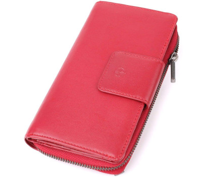 Жіночий вертикальний гаманець з натуральної шкіри Tony Perotti 20879_1 (5084 rosso) Червоний